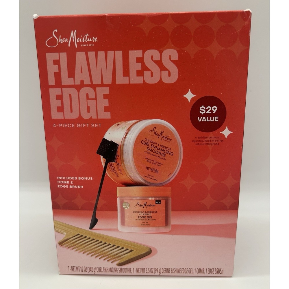 Shea‎ Moisture - Flawless Edge - 4-Piece Christmas Gift Set 2026 BRAND NEW